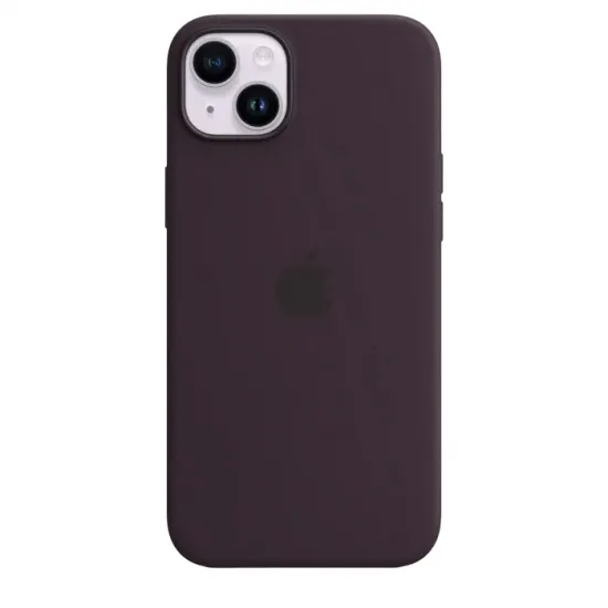 Husă Apple Silicone Case with MagSafe pentru iPhone 14 Plus, Elderberry