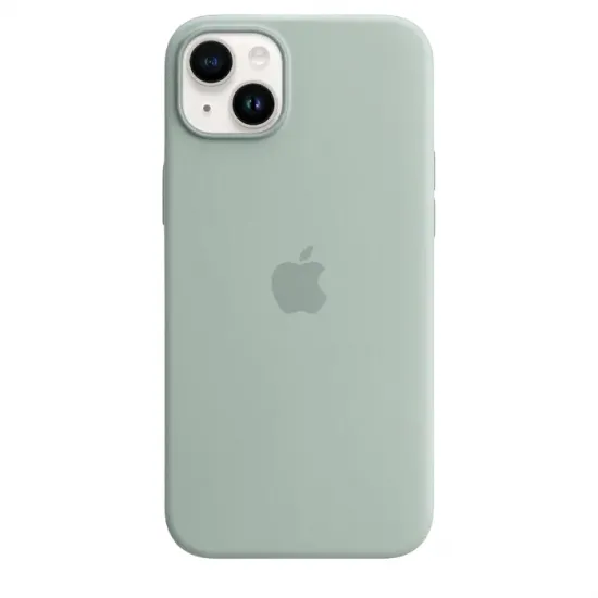 Husă Apple Silicone Case with MagSafe pentru iPhone 14 Plus, Succulent