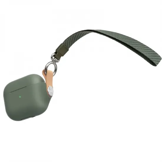 Husă Moshi Pebbo pentru Airpods 3, Green