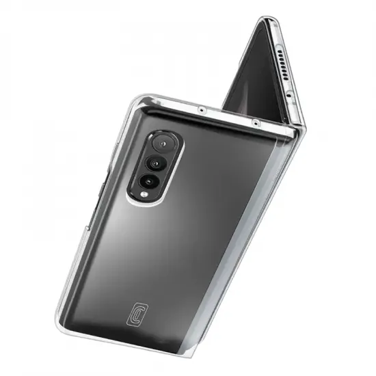 Husă Cellular Clear Case pentru Samsung Galaxy Z Flip 4, Transparent