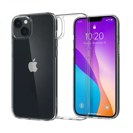 Husă Spigen Airskin Hybrid pentru iPhone 14 Plus, Crystal Clear