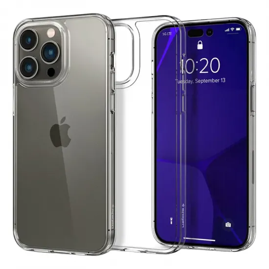 Husă Spigen Airskin Hybrid pentru iPhone 14 Pro, Crystal Clear