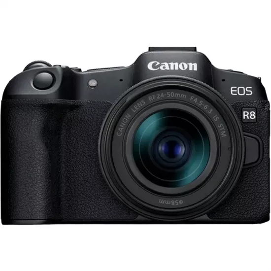 Aparat foto fără oglindă Canon EOS R8 & RF 24-50mm f/4.5-6.3 IS STM KIT Black