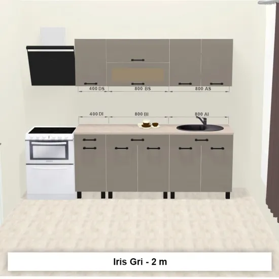 Ð?одÑ?лÑ?Ð½Ð°Ñ ÐºÑ?Ñ?Ð½Ñ Ambianta Iris 2.0 м, СеÑ?Ñ?й