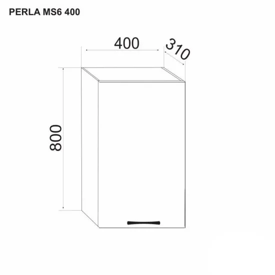 Modul superior Ambianta Perla MS6 400 Bordolino