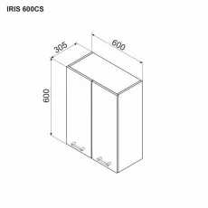 Modul superior Ambianta Iris 600 CS, Bardolino