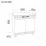 Modul inferior Ambianta Dolce 800 BI, Gri
