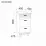 Modul inferior Ambianta Dolce 400 DI 3 sertare, Gri