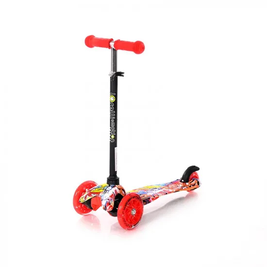 Trotinetă Lorelli Scooter Mini Graffiti Black/Red