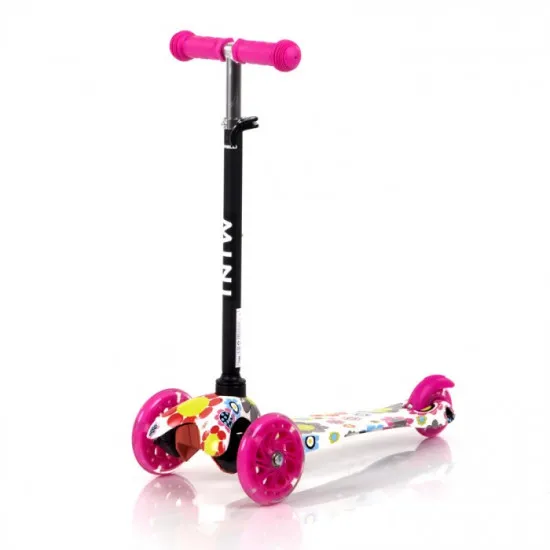 Trotinetă Lorelli Scooter Mini Flowers Pink