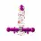 Trotinetă Lorelli Scooter Yuppee Garden Pink