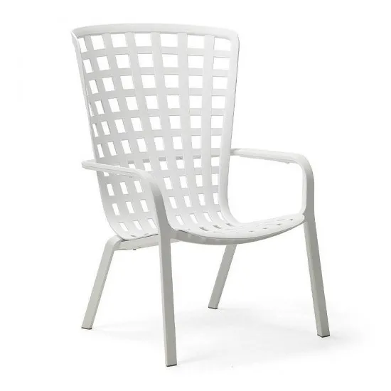 Кресло для сада Nardi Folio 40300.00.000.04 Bianco