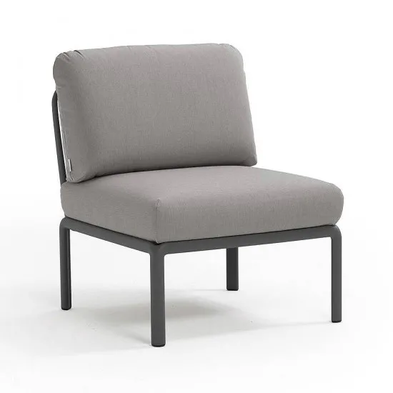 Fotoliu pentru gradina modul central Nardi Komodo Elemento Centrale 40373.02.172 Antracite/Grigio