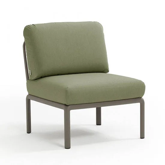 Fotoliu pentru gradina modul central Nardi Komodo Elemento Centrale 40373.10.140 Tortora/Giungla Sunbrella