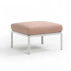 Pouf cu perna Nardi Komodo Pouf 40369.00.066 Bianco/Rosa Quarzo