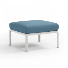 Pouf cu perna Nardi Komodo Pouf 40369.00.142 Bianco/Adriatic Sunbrella Pouf cu perna Nardi Komodo Pouf 40369.00.142 Bianco/Adriatic Sunbrella