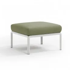 Pouf cu perna Nardi Komodo Pouf 40369.00.140 Bianco/Giungla Sunbrella Pouf cu perna Nardi Komodo Pouf 40369.00.140 Bianco/Giungla Sunbrella