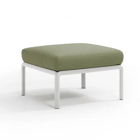 Pouf cu perna Nardi Komodo Pouf 40369.00.140 Bianco/Giungla Sunbrella