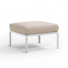 Pouf cu perna Nardi Komodo Pouf 40369.00.141 Bianco/Canvas Sunbrella Pouf cu perna Nardi Komodo Pouf 40369.00.141 Bianco/Canvas Sunbrella