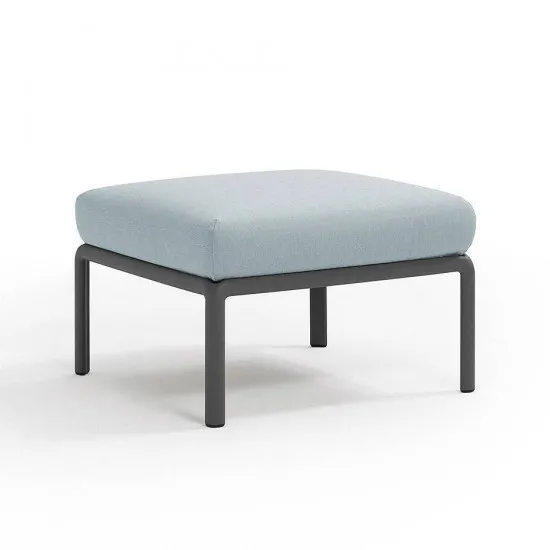 Пуф с подушкой Nardi Komodo Pouf 40369.02.138 Antracite/Ghiaccio Sunbrella