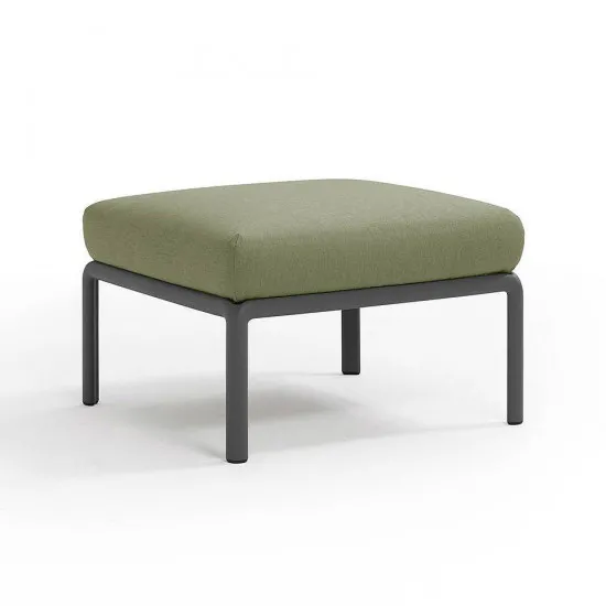 Pouf cu perna Nardi Komodo Pouf 40369.02.140 Antracite/Giungla Sunbrella