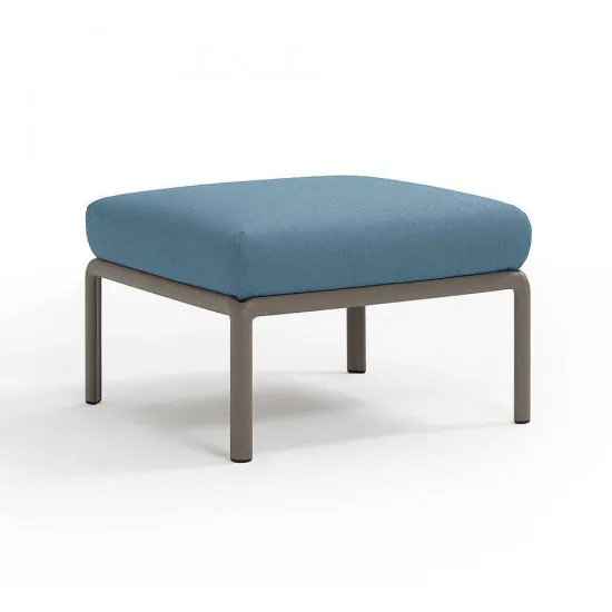 Pouf cu perna Nardi Komodo Pouf Tortora/Adriatic Sunbrella