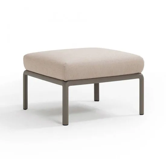 Pouf cu perna Nardi Komodo Pouf Tortora/Canvas Sunbrella
