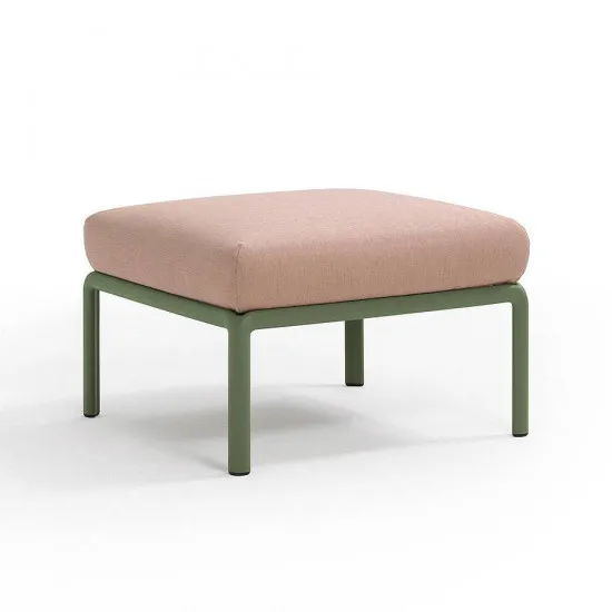 Pouf cu perna Nardi Komodo Pouf 40369.16.066 Agave/Rosa Quarzo