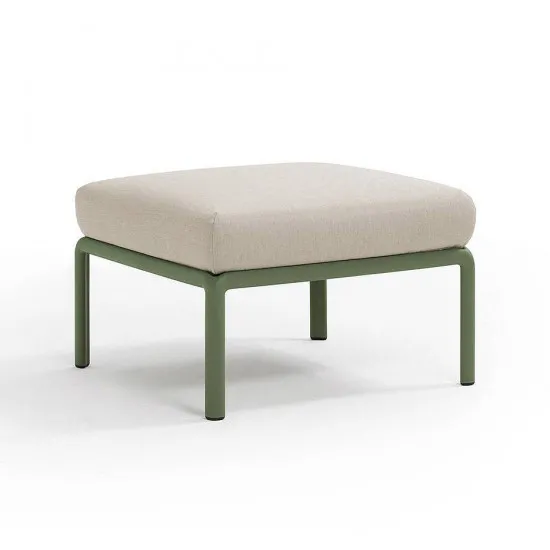 Pouf cu perna Nardi Komodo Pouf 40369.16.131 Agave/Tech Panama cu stofa hidrofuga rezistentă la apă