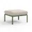 Pouf cu perna Nardi Komodo Pouf 40369.16.131 Agave/Tech Panama cu stofa hidrofuga rezistentă la apă
