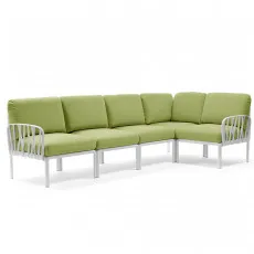 Садовый диван Nardi Komodo 5 40370.00.139 Bianco/Avocado Sunbrella Садовый диван Nardi Komodo 5 40370.00.139 Bianco/Avocado Sunbrella