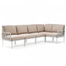Садовый диван Nardi Komodo 5 40370.00.141 Bianco/Canvas Sunbrella Садовый диван Nardi Komodo 5 40370.00.141 Bianco/Canvas Sunbrella