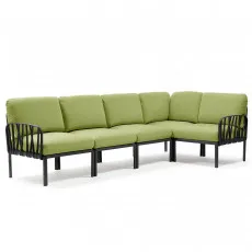 Садовый диван Nardi Komodo 5 40370.02.139 Antracite/Avocado Sunbrella Садовый диван Nardi Komodo 5 40370.02.139 Antracite/Avocado Sunbrella