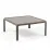 Стол садовый Nardi Komodo Tavolino, 70x70 см, Tortora