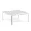 Masă de grădină Nardi Komodo Tavolino Vetro 40368.00.501, Bianco