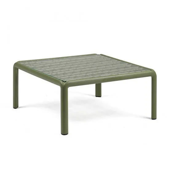 Masă de grădină Nardi Komodo Tavolino Vetro 40368.16.501, Agave