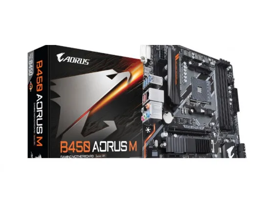 Плата материнская GIGABYTE B450 AORUS M (AM4/AMD B450)