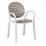 Scaun Nardi Palma, Bianco/Tortora