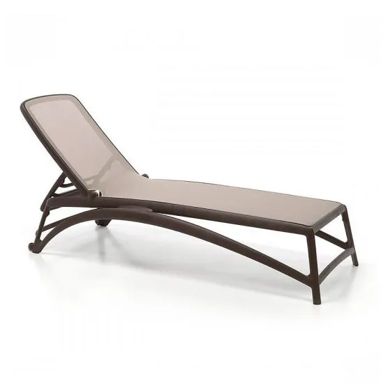 Шезлонг Nardi Atlantico 40450.05.104 Caffe/Tortora