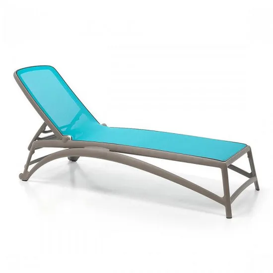 Шезлонг Nardi Atlantico 40450.10.075 Tortora/Celeste