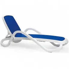 Sezlong Nardi Alfa 40416.00.112 Bianco/Blu Sezlong Nardi Alfa 40416.00.112 Bianco/Blu