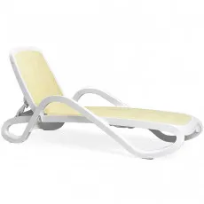 Sezlong Nardi Alfa 40416.00.115 Bianco/Beige Sezlong Nardi Alfa 40416.00.115 Bianco/Beige