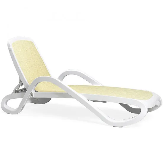 Шезлонг Nardi Alfa 40416.00.115 Bianco/Beige