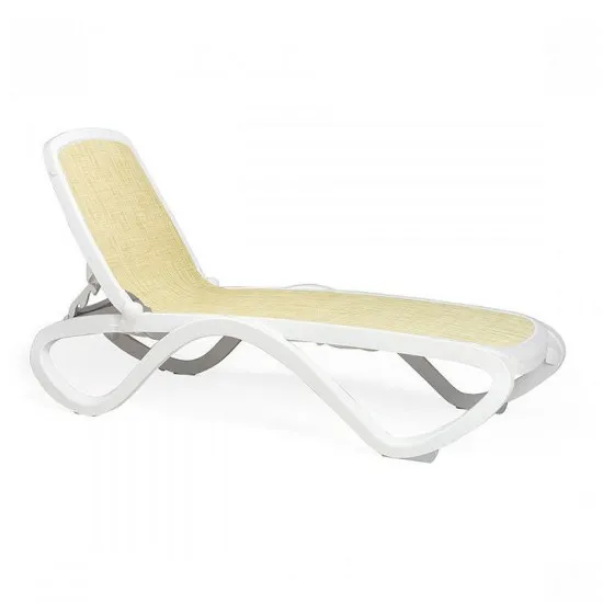 Шезлонг Nardi Omega 40417.00.115 Bianco/Beige