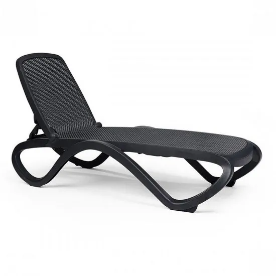 Шезлонг Nardi Omega 40417.02.116 Antracite Trama