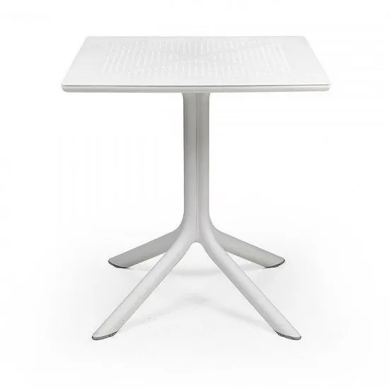 Masă de grădină Nardi ClipX 80 40083.00.000, Bianco