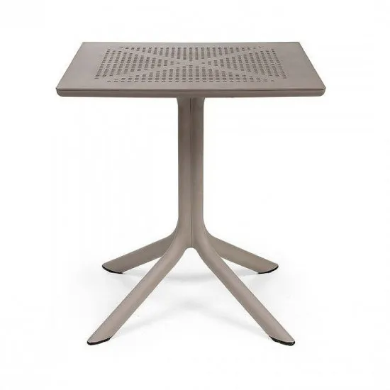 Стол садовый Nardi ClipX 80, 80x80 см, Tortora
