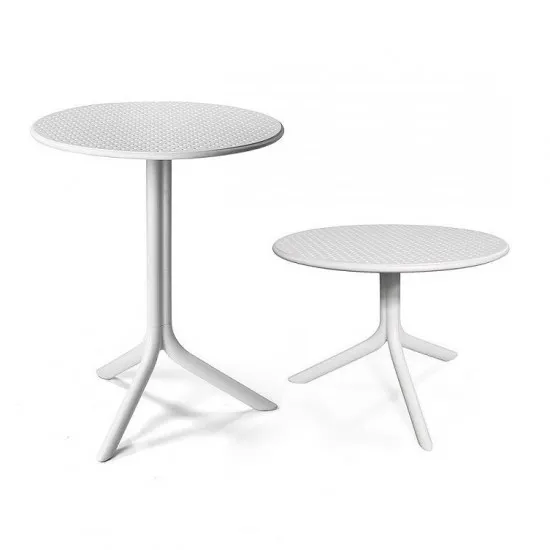 Стол садовый Nardi Step, Ø60 см, Bianco