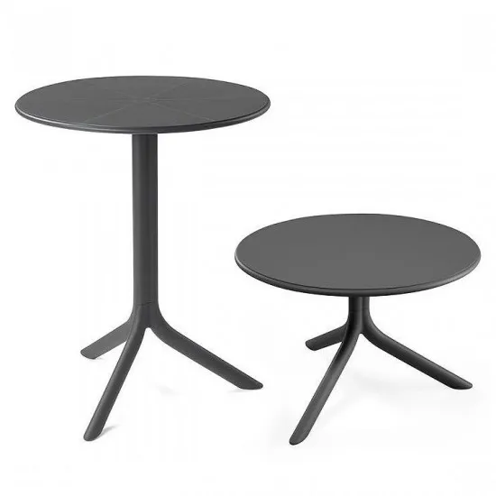 Masă de grădină Nardi Spritz, Ø60 cm, Antracite