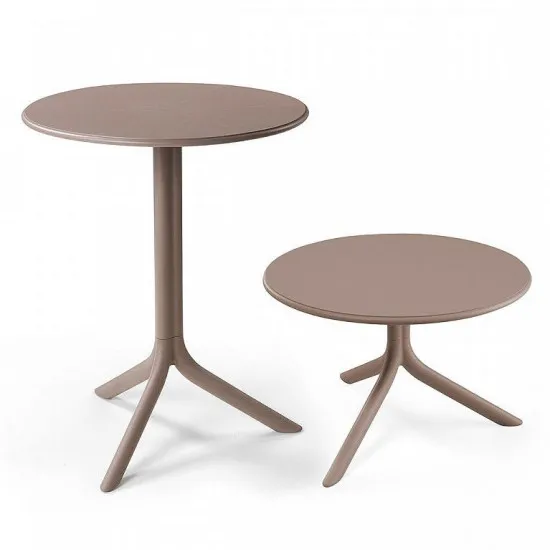 Masă de grădină Nardi Spritz, Ø60 cm, Tortora